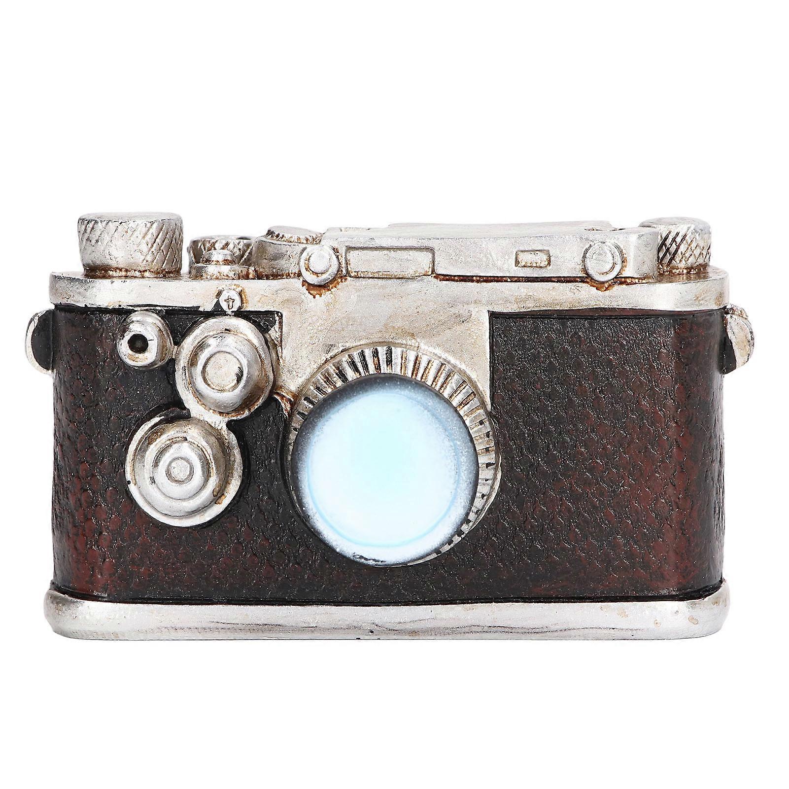 Miniature Camera 1/6 Scale Cute Vintage Style Portable Synthetic Resin Dollhouse Decoration Toys for Birthday Present