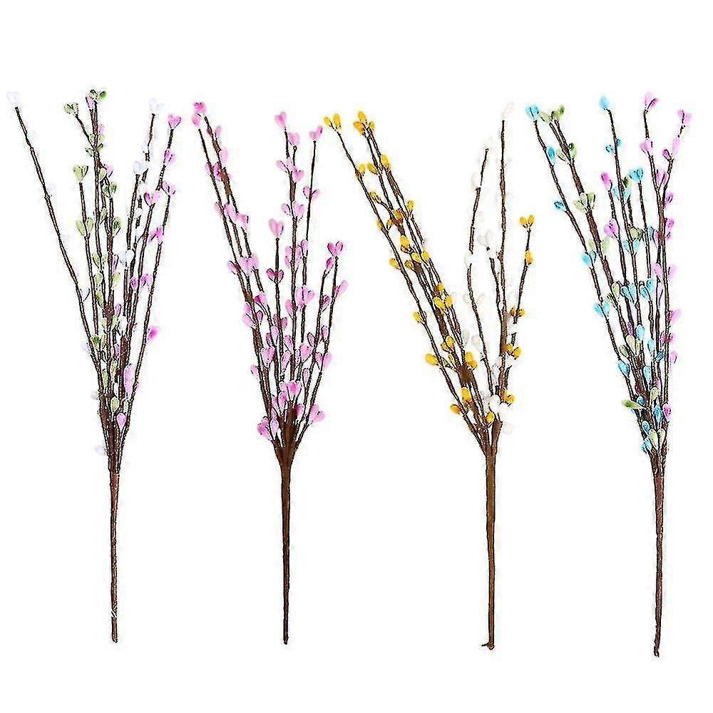 4pcs Creative Easter Branches Decorations Photography Props Party Supplies