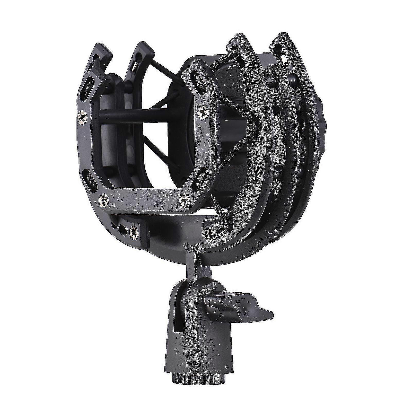 Microphone Shock Mount Suspension Holder Clip 180 Foldable For Condenser Microphone Mounting