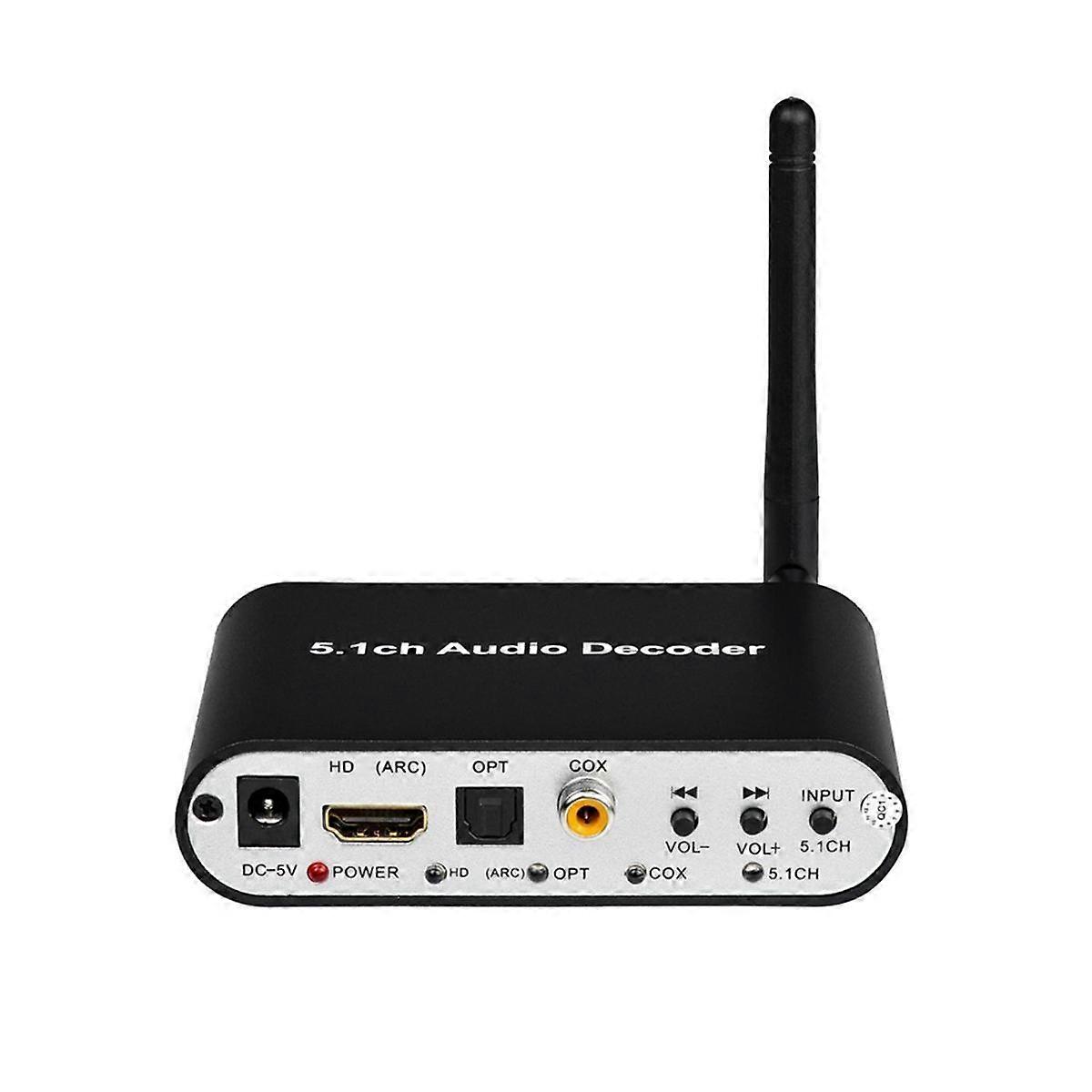 DAC651C 5.1 Audio Decoder Bluetooth 5.0 Receiver DTS AC3 FLAC APE HD to Compatible Extractor Conver