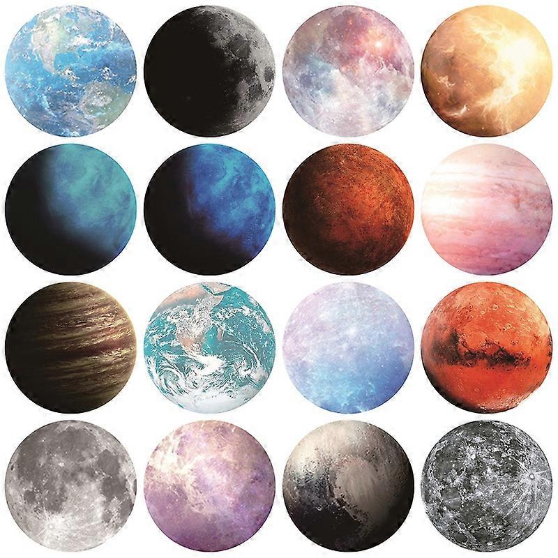 Earth/Moon/Mars Pattern Round Gaming Carpet Mouse Pad Mat Computers Accessory