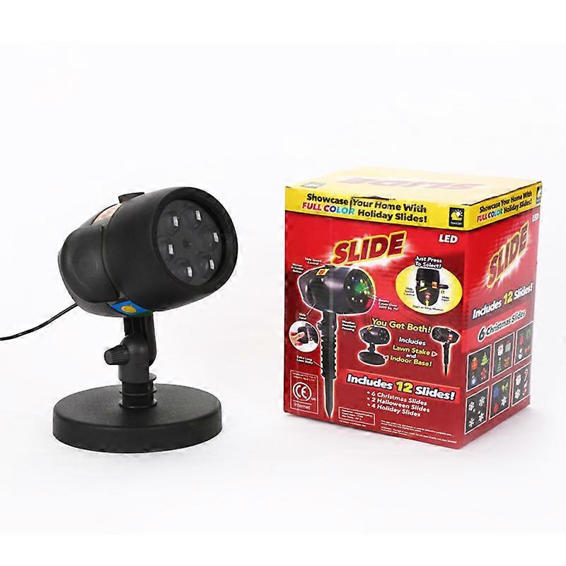 クリスマスLEDランププロジェクターIP44防水雪降るプロジェクターランプガーデン芝生パティオEUプラグ用