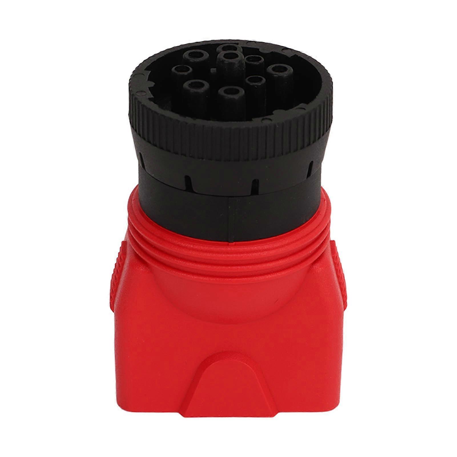 Truck Diagnostic 9pin Adapter Standard OBDII Interface Fault Code Reading for AutoLink ML529HD Enhanced Scan Tool