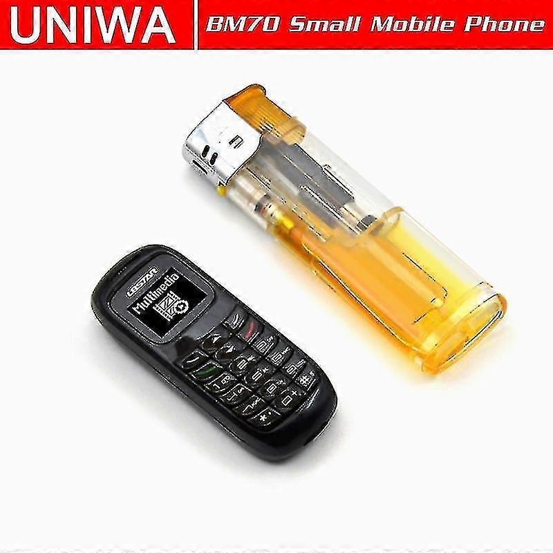 Uniwa Mini Mobile Phone L8star Bm70 Wireless Bluetooth Auricolare Cellulare Stereo Gsm Sbloccato Telefono Super Sottile Gsm Piccolo Telefono