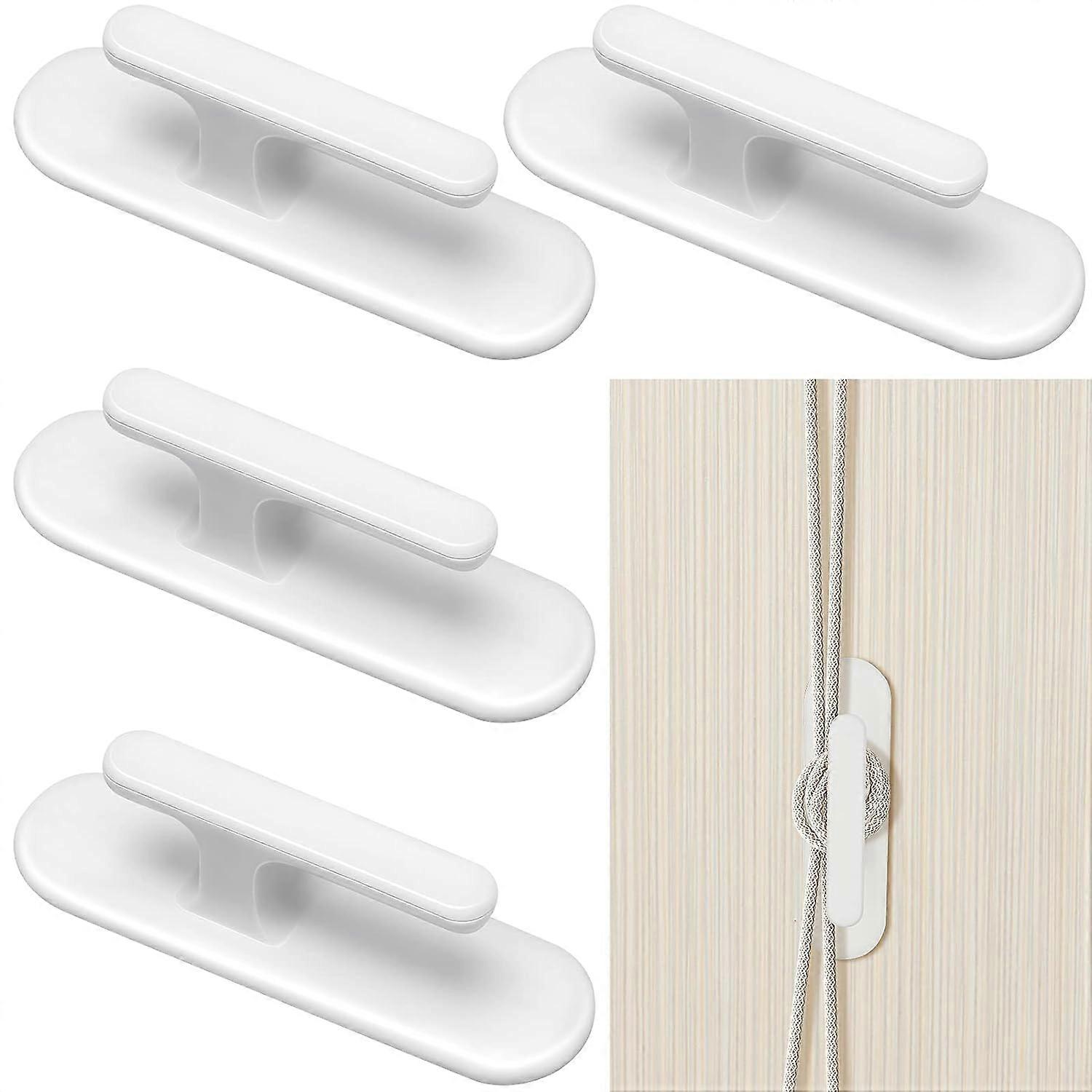 4 Pieces Cord Safety Blind Pull Cord Twister Window Cord Wrap Cleats Blind Cord Holder Curtain Cord Wind Up Baby Child Proofing Window