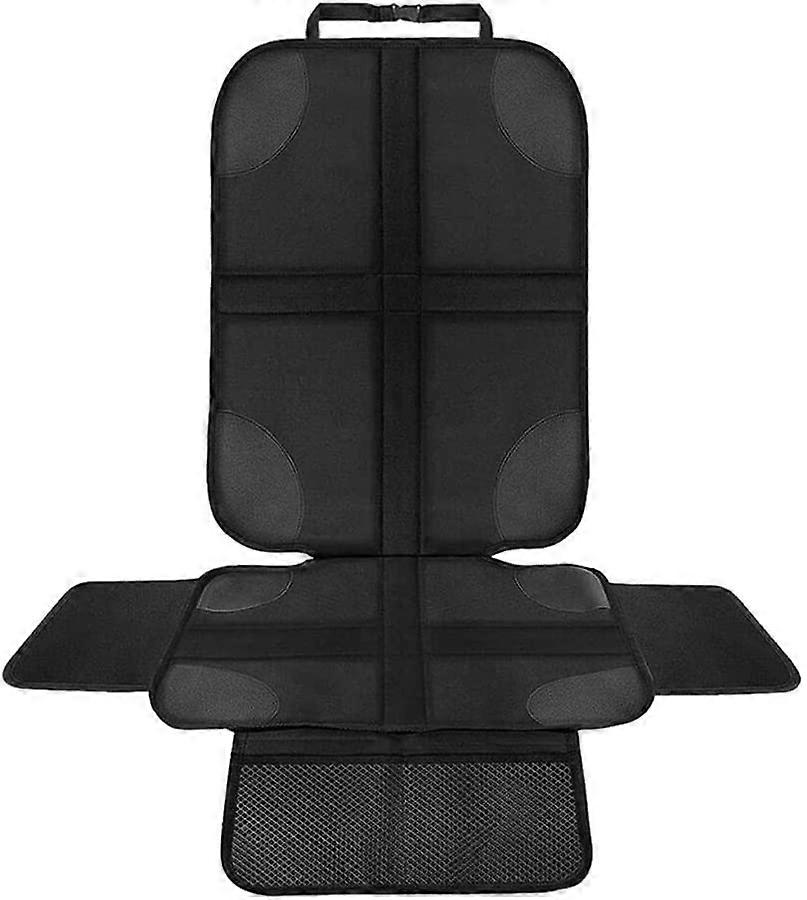 Car Seat Protector, with Organizer Pockets(Black)