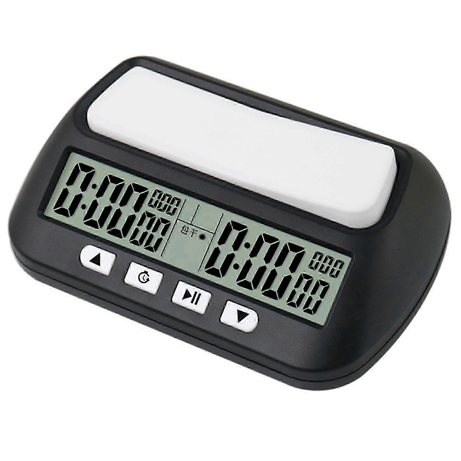 Professional Chess-Digital Timer Battery Powered Portable Competition Game Stopwatch for Chess-Game