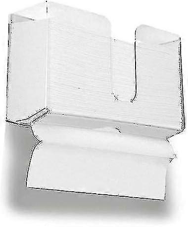 Acrylic Paper Towel Dispenser Wall Mount For Multi-fold Paper Towel,c-fold, Zfold, Tri Fold Hand Towel Holder Commercial