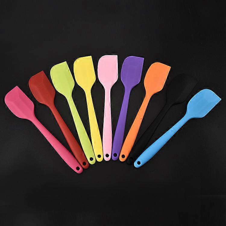 9pcs Silicone Spatula Mini Scraper Spoon Cream Butter Mixing Cake Baking Cooking Tool,set of 9pcs