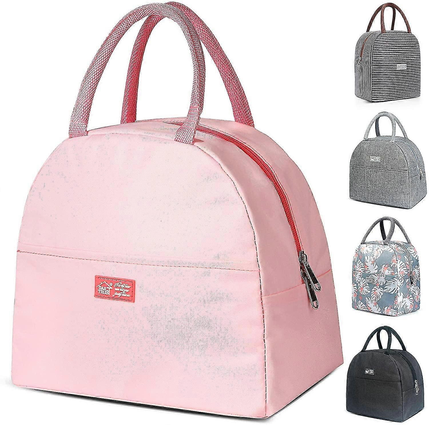 Sac à lunch réutilisable et étanche (rose)