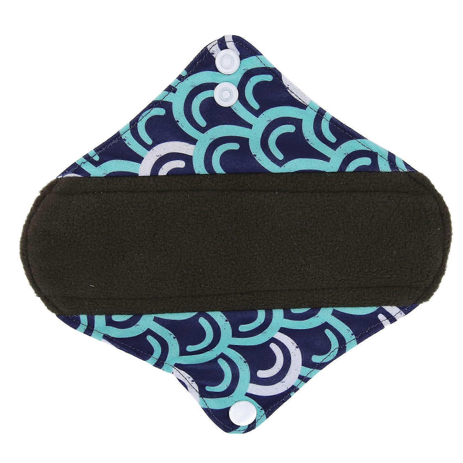 Reusable Menstrual Pads Washable Bamboo Charcoal Cloth Leakproof Feminine Sanitary Pads Pads for Women SG27