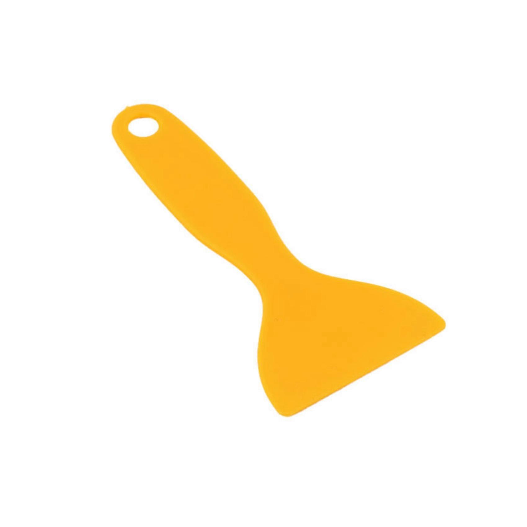 Vinyl Film Wrap Yellow Plastic Foils Cleaner Scraper Air Bubble Remover Stickers Install Tools Car