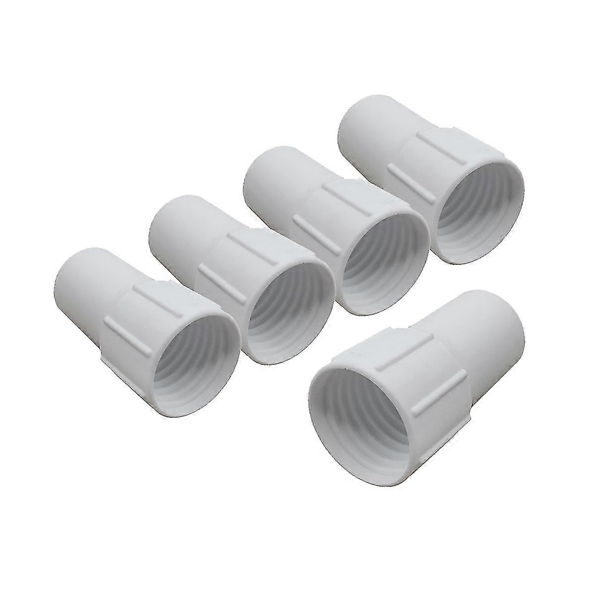 5pcs Swimming Pool Vacuum Hose Cuff Pool Hose Connector Threaded Inside Cuff Hose