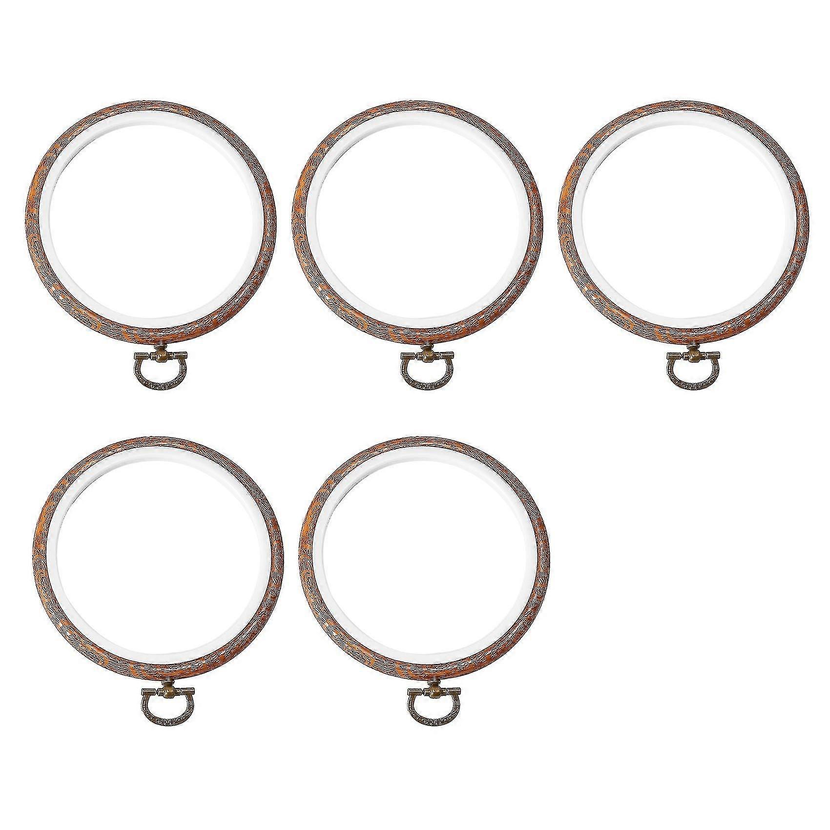 Embroidery Round Display Frame Circle Compatible Art Craft Sewing And Anging