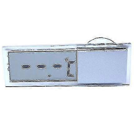 Car Electronic Clock Sucker Type Electronic Clock And Suction Cup Car Thermometer (4pcs)