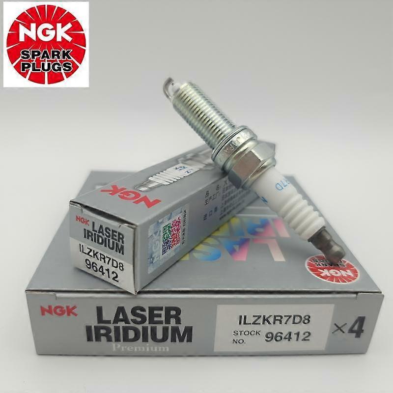 4PCS Brand NGK Iridium Spark Plugs ILZKR7D8 96412 For Suzuki New