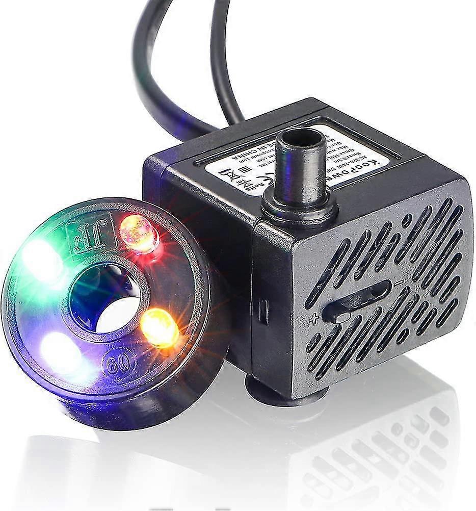 Mini Water Pump With Led For Small Aquarium