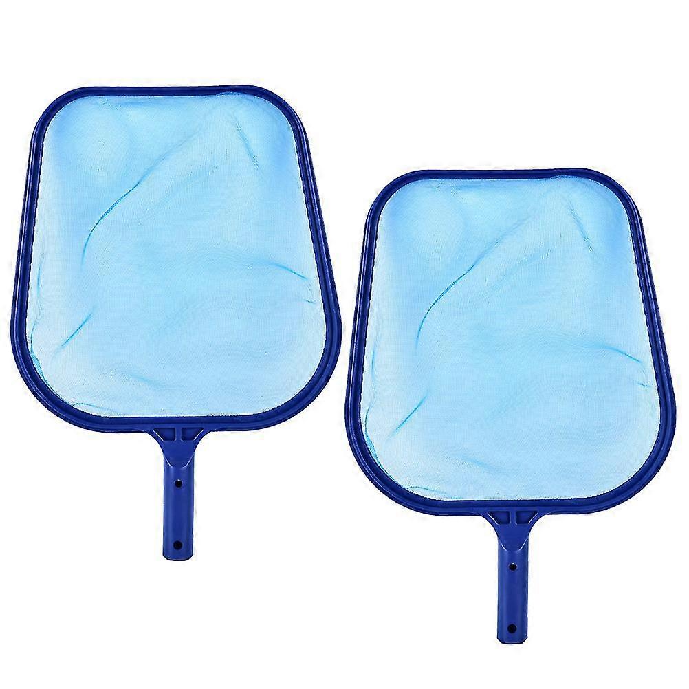 2pcs Portable Landing Net Fish Tank Net Fishing Net For Fish Catching Releasing blue