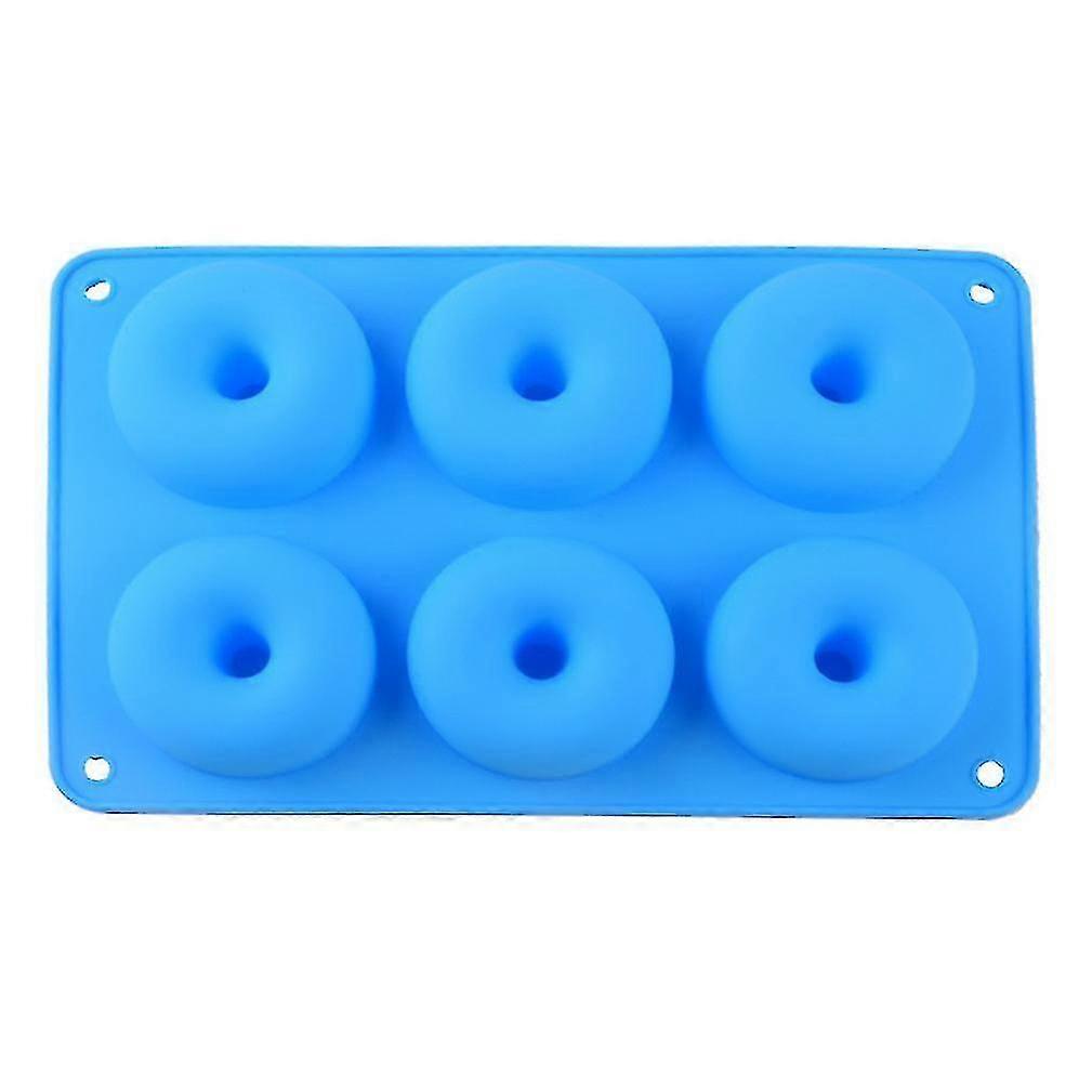 Miniowl 厚 6 キャビティシリコンドーナツモールドケーキモールドスナックベーキング家庭用 DIY