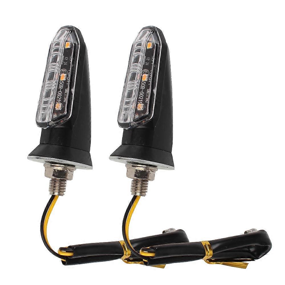 Flashing Light Blinker 12V Indicator Lamp Turn Signal lamp Mini Motorcycle LED Turn Signal Lights 8mm Motobike Parts Amber