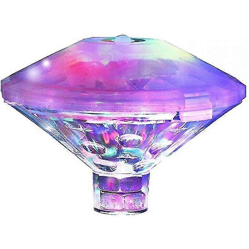 Color Floating Pool Light, Disco Bath Light, IP68 Submersible LED Light, LED Underwater Light with 8 Modes for Bathroom Spa Pool Submersible Lights