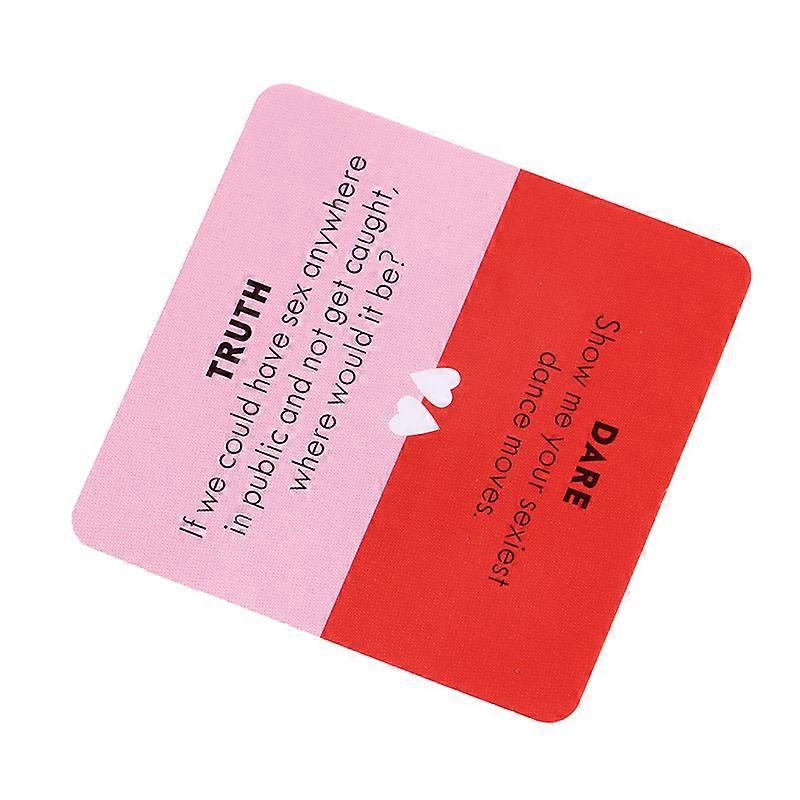 מיני גודל קטן אמת או להעז לזוגות קלפים משחקים אוהבי משחק לוח אספקה גרסה אנגלית