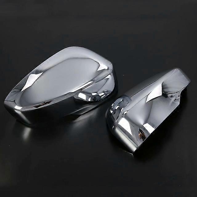 For Mitsubishi Eclipse Cross 2017 2018 2019 ABS Carbon fiber style Car Rearview Side Mirror Cover Cap Stickers Car Styling