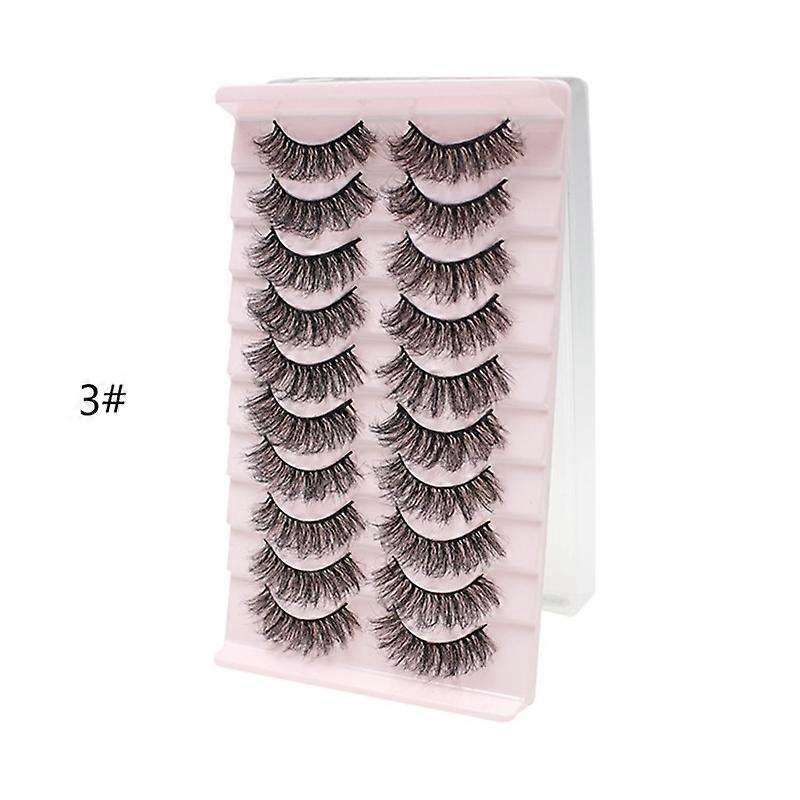 Handmade False Eyelashes Natural Makeup Simulation Messy Eye 3D Curly Eyelashes