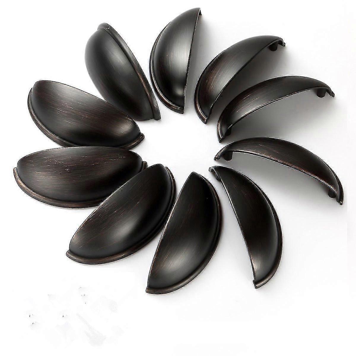 3" Modern Bin Drawer Knob Pulls, Pack Of 10