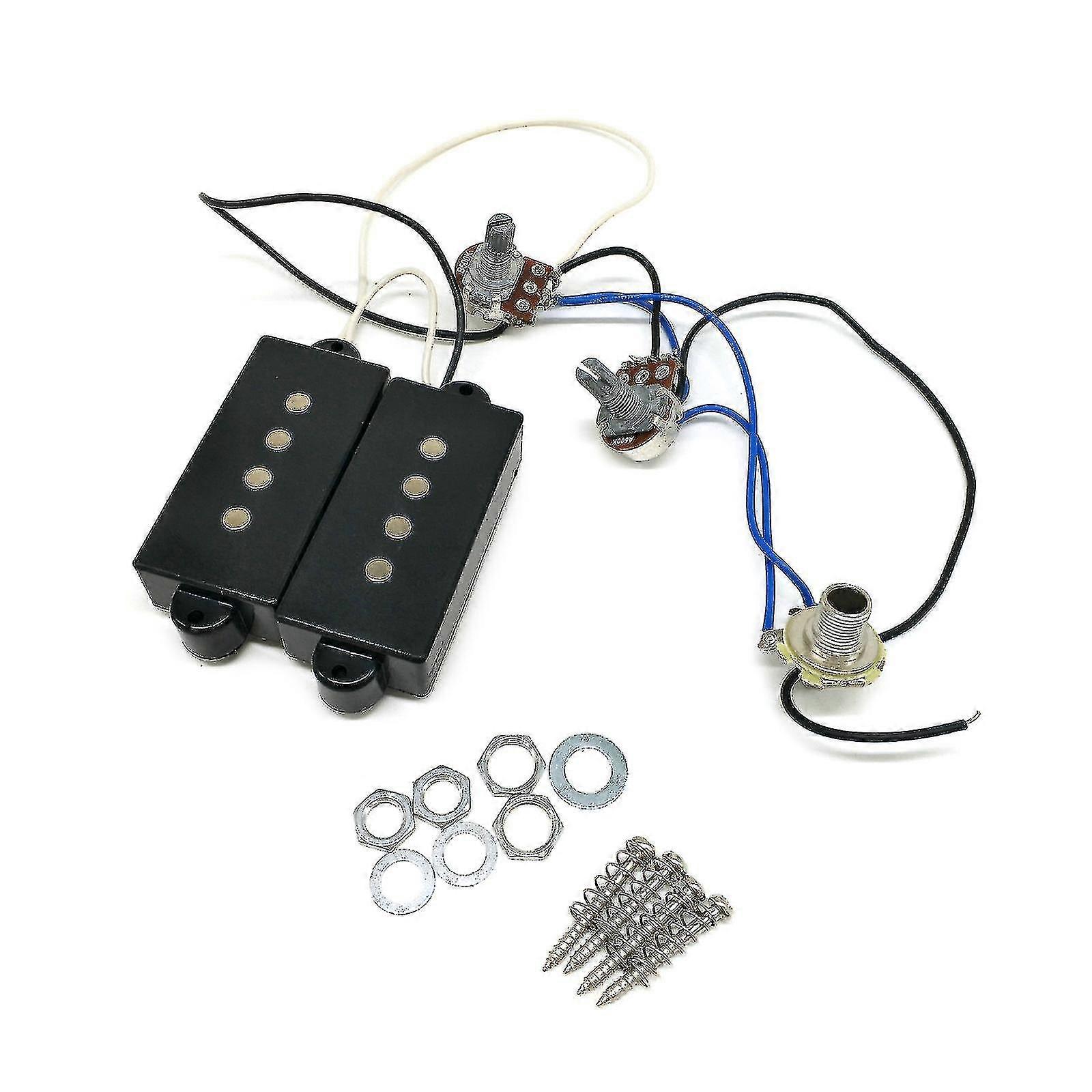 Pro Elbas 4-strängad P Bas Humbucker Pickup Set - Gitarrdelar