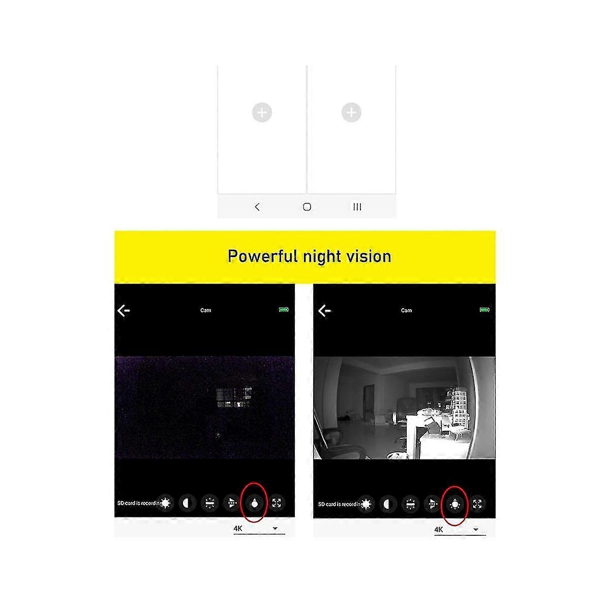 4k Wifi Mini Camera Home Security Night Vision Motion Detection Mini Video Voice Recorder Alarm Remote Monitor