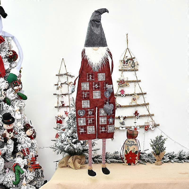 Hanging Christmas Countdown Calendar Forest Theme Door Decoration Advent Calendar Christmas Decor