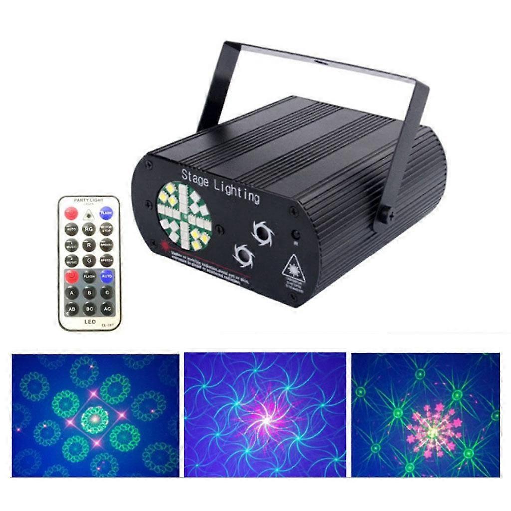 أضواء ديسكو Multifuction LED التحكم عن بعد تأثيرات ستروب لحفل عيد الميلاد حفل زفاف عيد ميلاد DJ