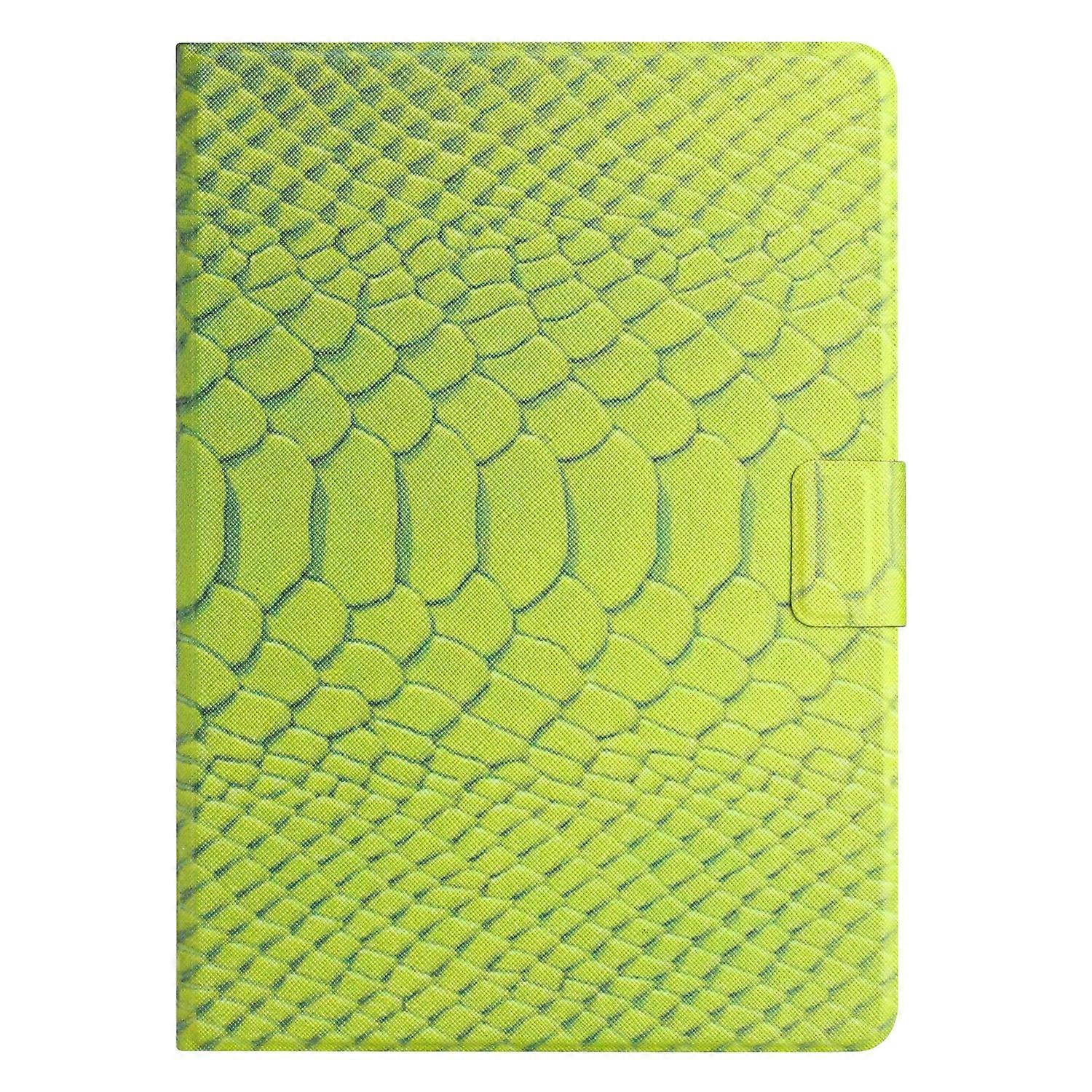 Tablet Case For Lenovo Tab M10 Solid Color Crocodile Texture Leather Smart Tablet Case(Green)