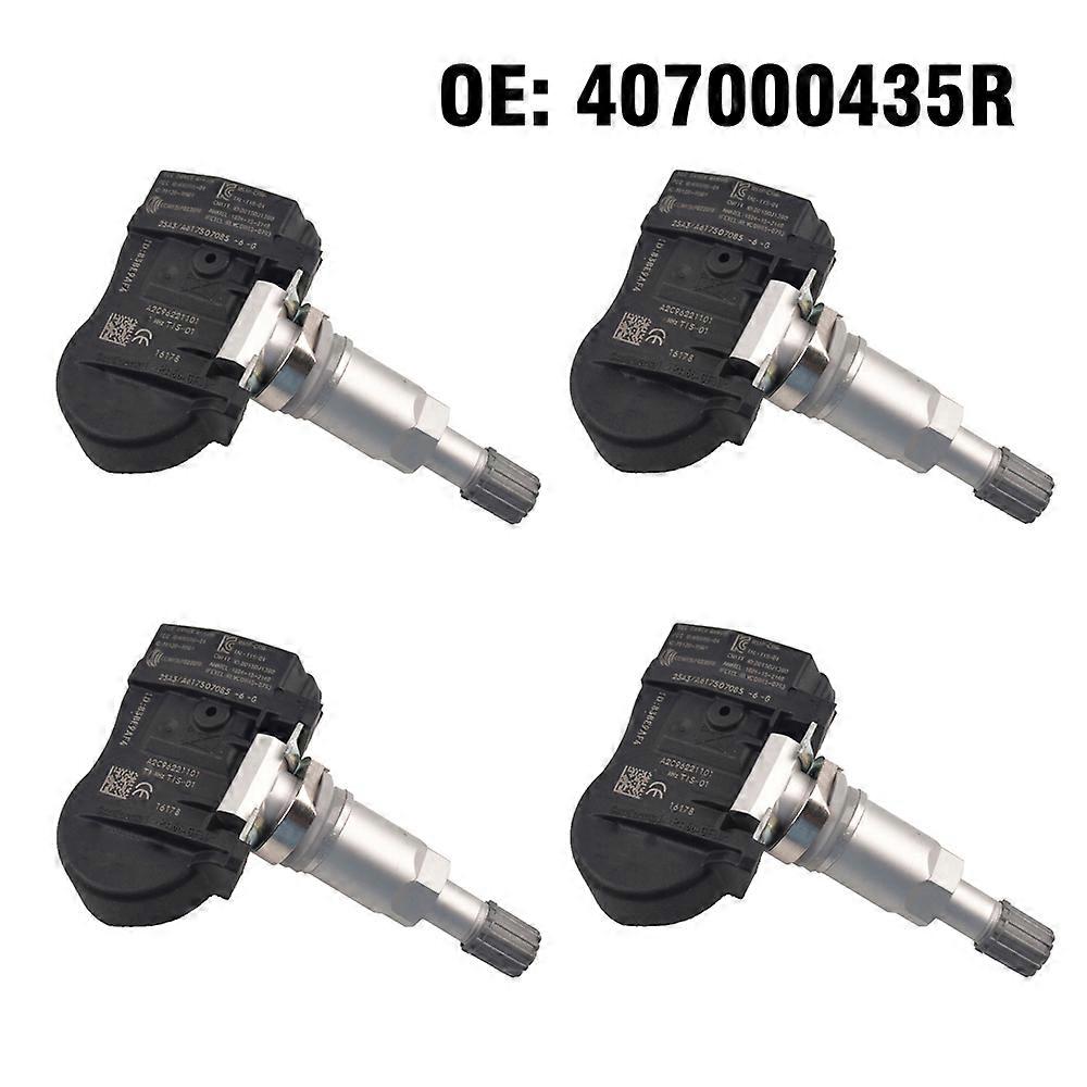 4pcs TPMS Tire Pressure Monitor System 433 MHZ Sensor for Renault Megane III Scenic 3 Laguna 3 4 Fluence Latitude