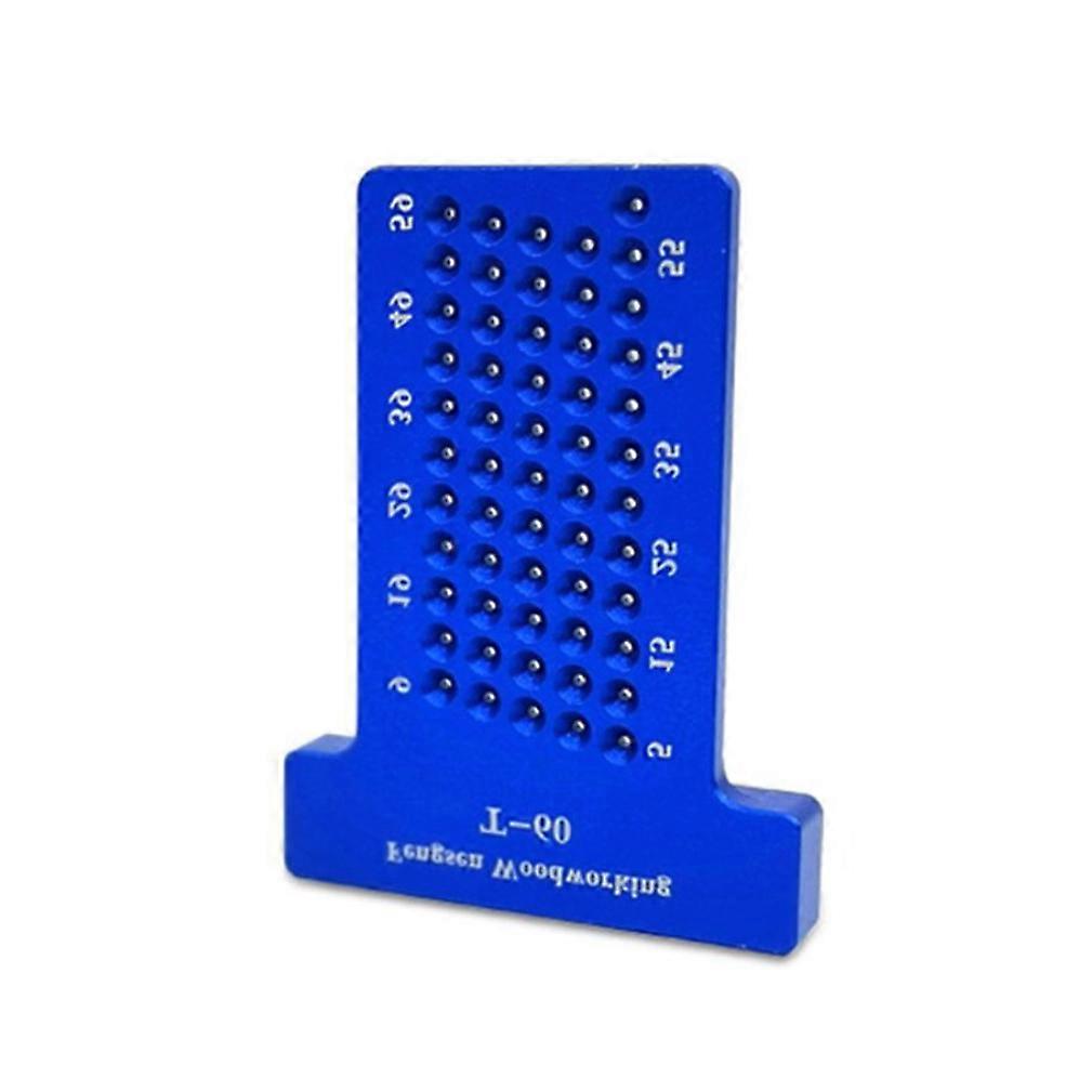 T60 T-type Ruler Hole Scribing Measuring Wood Gauge Woodworking Scriber Gauges Protractors Carpenter Scribe Measuring Tools