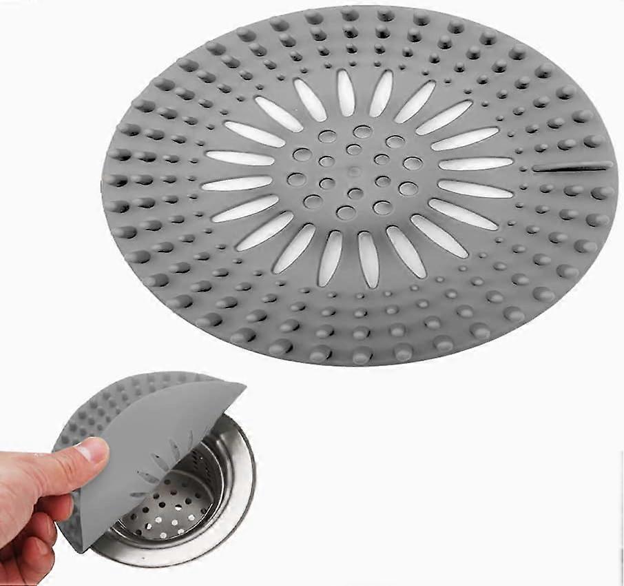 Drain Filter Silicone, Tub Drain Cover2PCS