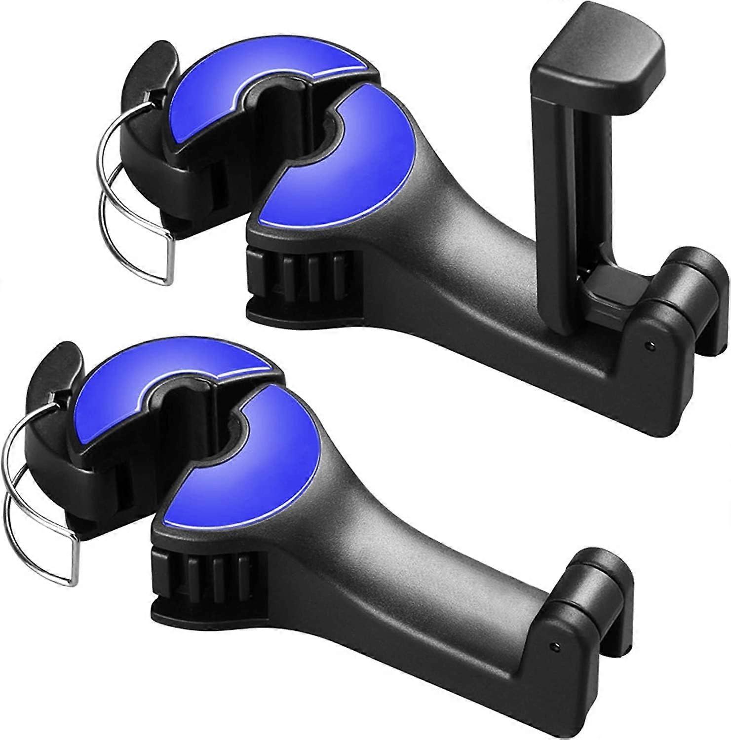 Headrest Bracket Car Hook, 2 in 1 Hook Mount Car Mobile Phone Bracket, Car Headrest Hook
