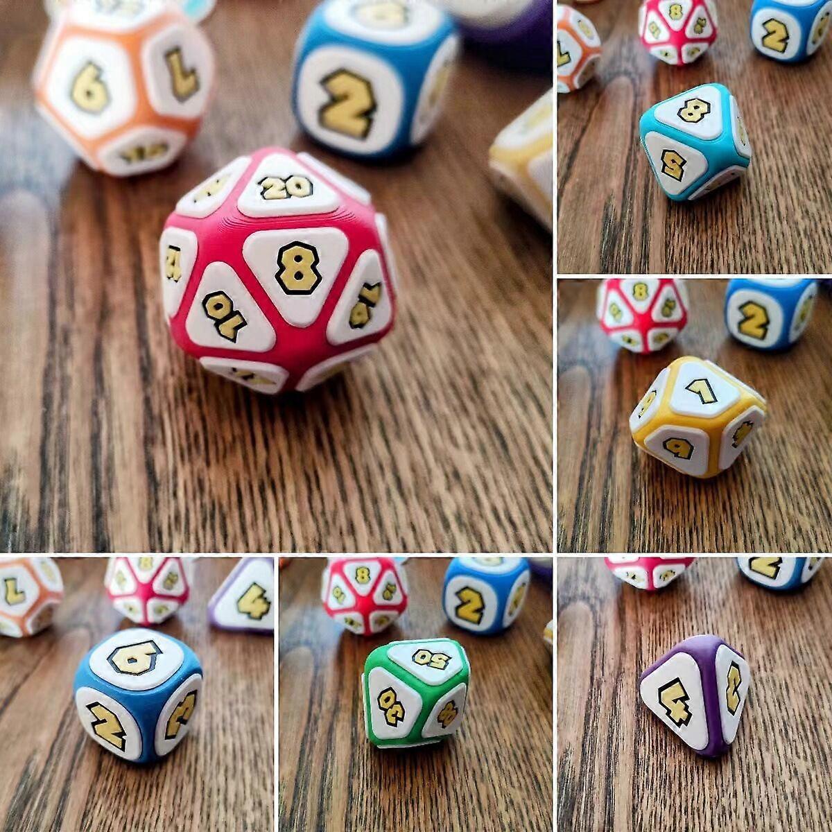 Mushroom Party Tabletop Role-playing Game Dice, Dnd Dice Set Dnd Family Tabletop Board Games Dice, Tabletop Role-playing