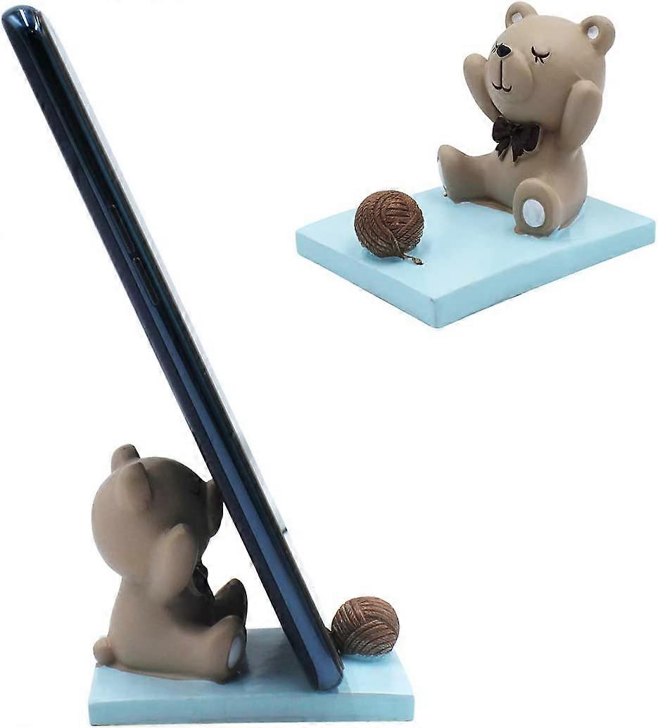 Cute Polar Bear Cell Phone Holder Stand, Smartphone Desk Holder for Xs/Max/XR/X/8/8 Plus/Google Pixel/Samsung Galaxy Note