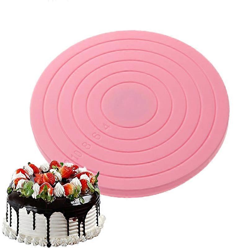 Cake laminating turntable Lightweight and stable cake turntable Plastic rotating DIY baking laminating turntable