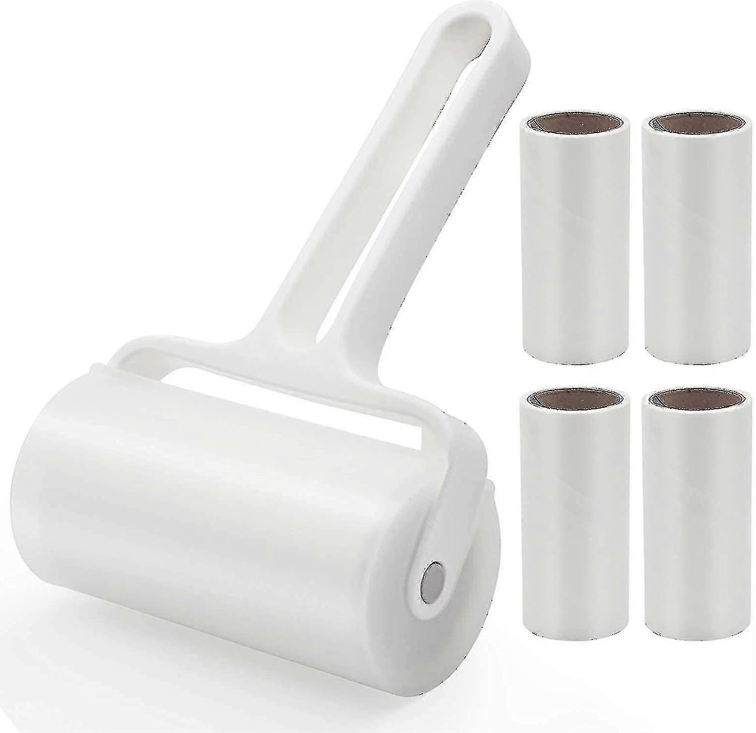 Lint Rollers For Pet Hair Extra Sticky, Reusable Pet Lint Roller With 5 Refills
