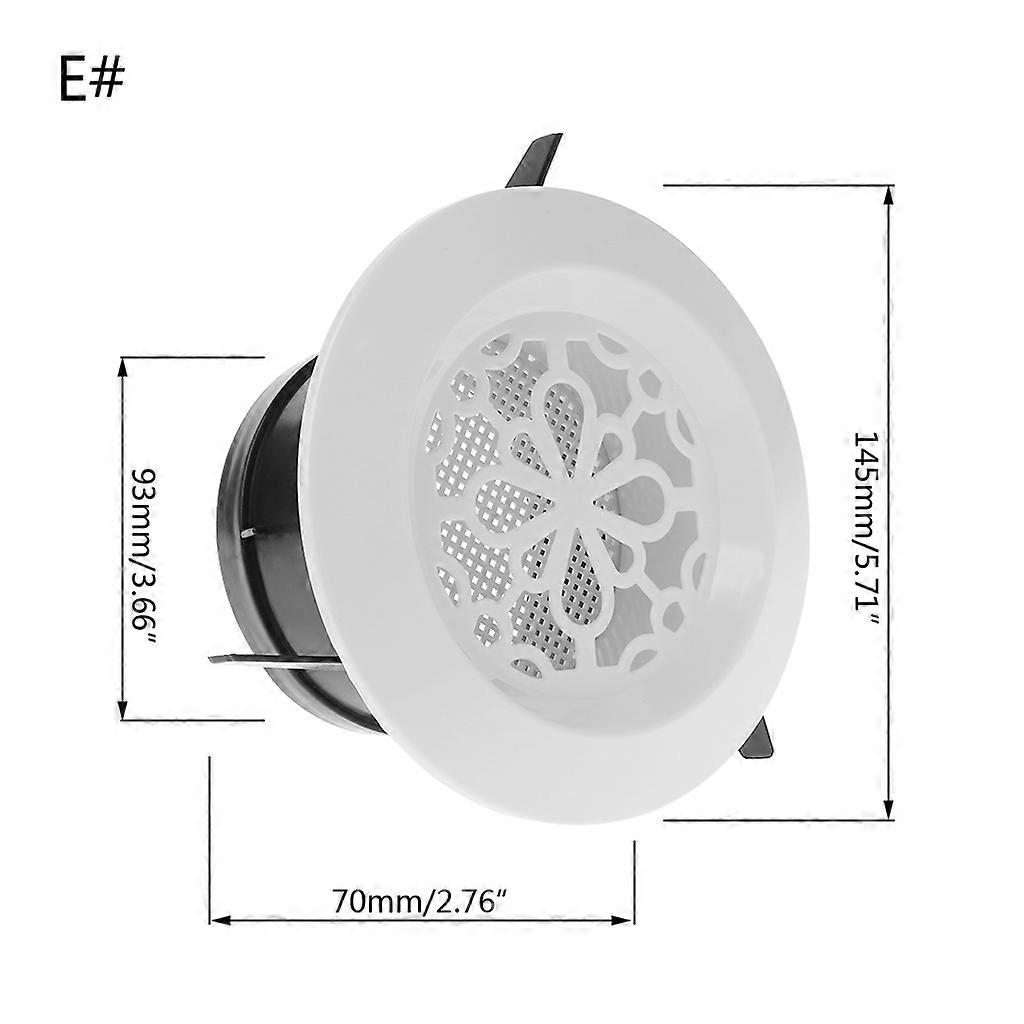 Air Vent Extract Valve Grille Round Diffuser Ducting Ventilation Cover 100mm