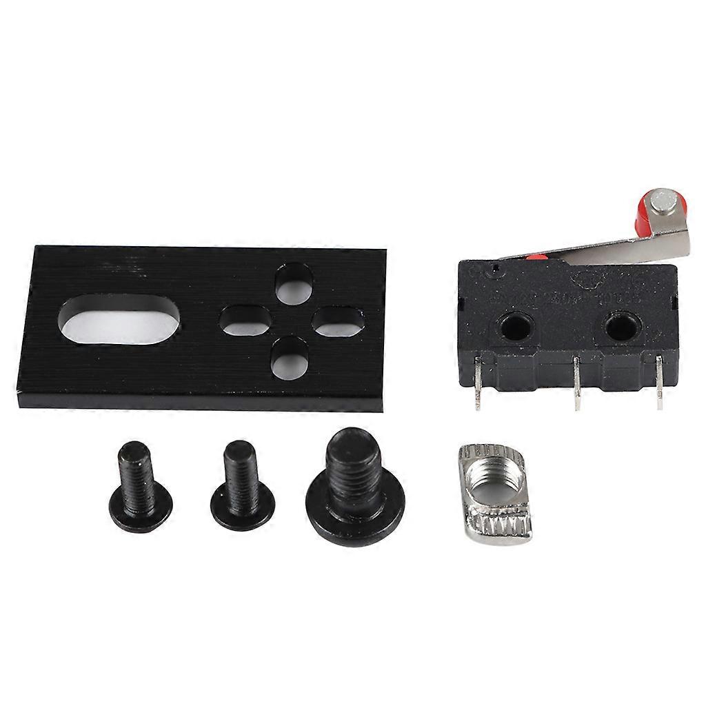 1Set Micro Limit Switch Kit with Mounting Board Plate for C-Beam CNC Router Mach
