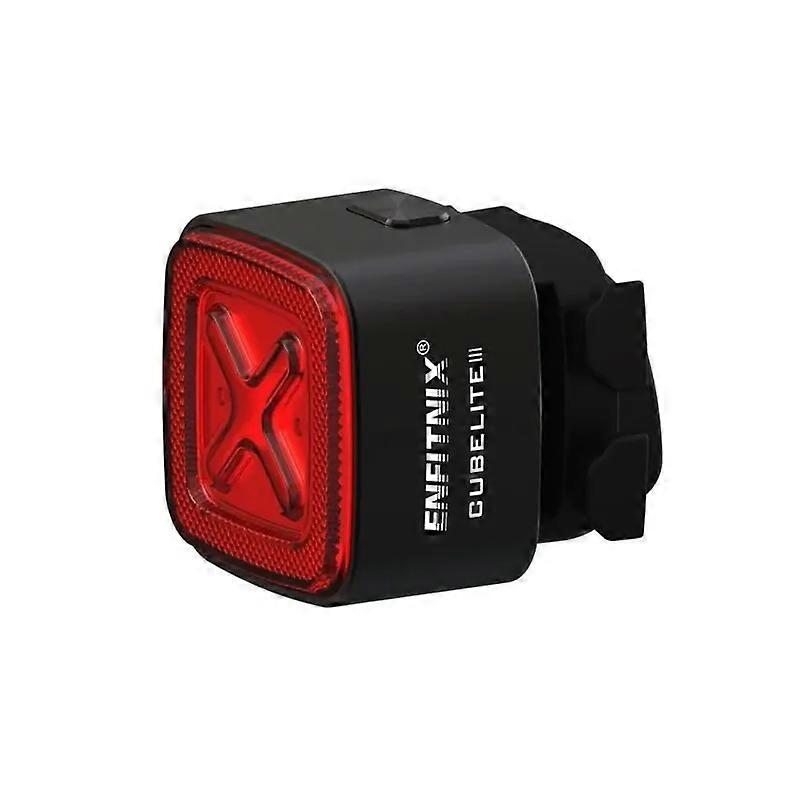Enfitnix Cubelite III Smart Tail Light Bicycle Brake Warning Light Ultra Bright Rear Light USB Charge LED Night Warning Light