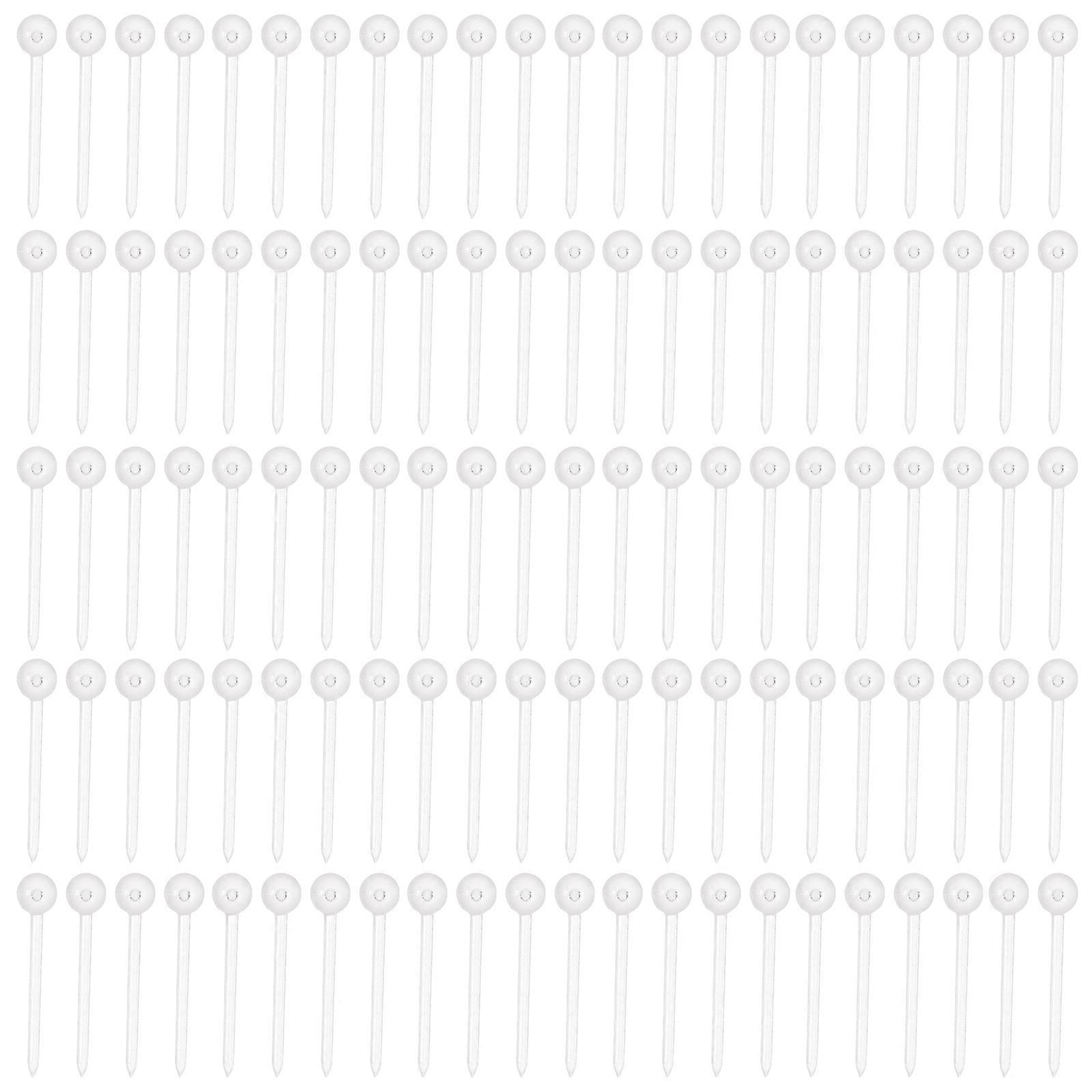 1000pcs סיכות נצנצים מלאכת יד סיכות כדור קצף חג המולד סיכות מלאכה שקופות אביזר מלאכת יד