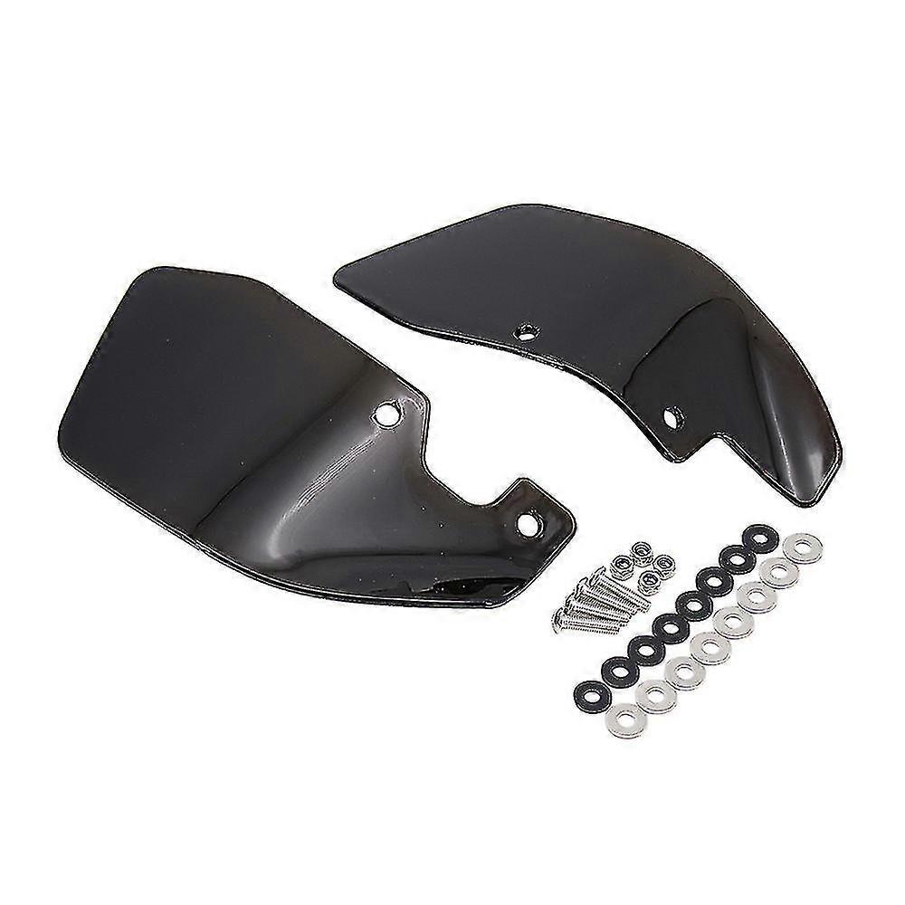 Motorcycle Side Wind Deflectors Windshield Windscreen(black)
