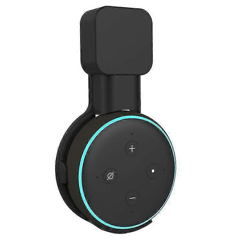 Alexa Echo Dot 3rd Generation Outlet Duvar Mount Hanger H (siyah) için