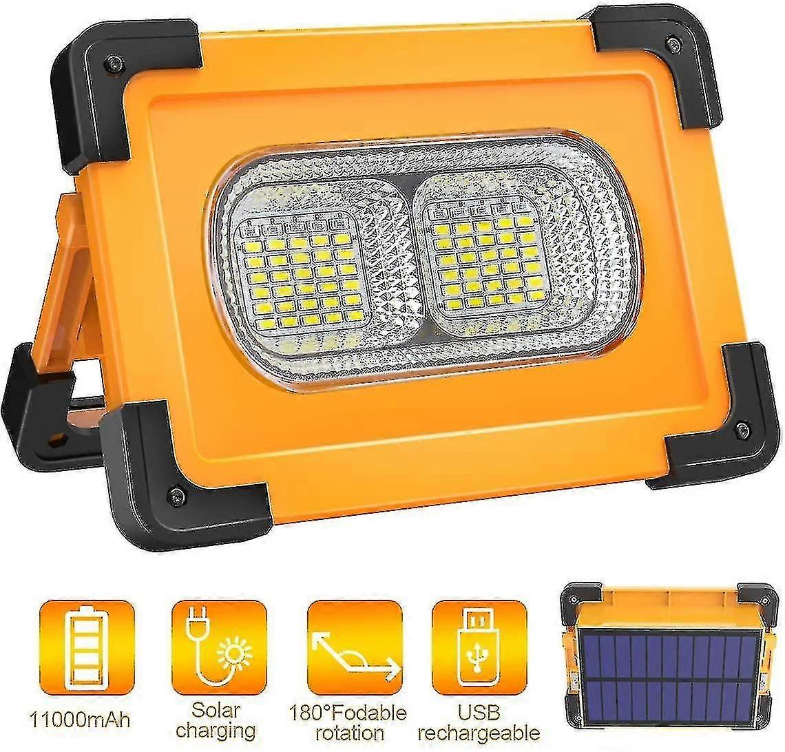 Rechargeable Led Flood Light 80w Portable 4 Modes Work Light High Quality