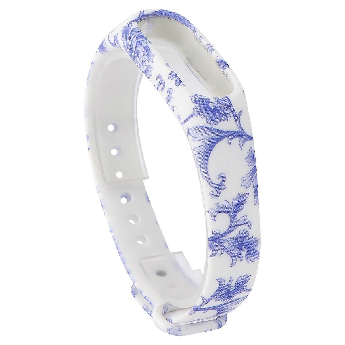 Strap Replacement Silicone Wriststrap for Miband 2 Xiaomi 2 Smart Bracelet Pattern 6